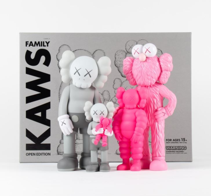 KAWS FAMILY GREY/PINK/FLUORO PINK 新品未開封 www.fayrouz.ch