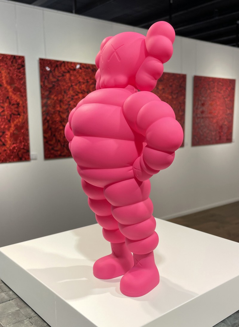 KAWS Chum Vinyl Figure Pink (2022)