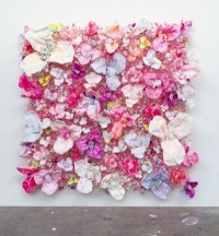 Stefan Gross - Flower Bonanza - Pink on White