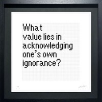 Ai Weiwei - 81 Questions - What value lies in acknowledging one’s own ignorance?  (12/81)